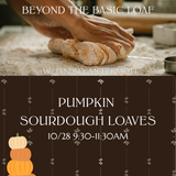 10/28 Pumpkin Sourdough Loaves