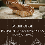 11/04 Sourdough Brunch Table Favorites
